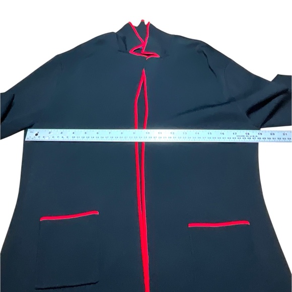 BISOU JEANS 2 Piece Rayon Nylon Knit Sleeveless Dress + Matching Sweater Blazer - Picture 7 of 14